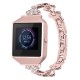 Fashionable Replacement Stainless Steel Crystal Chain Watch Band for Fitbit Smart Watch Fashionable Replacement Stainless Steel Crystal Chain Watch Band for Fitbit Smart Watch