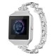 Fashionable Replacement Stainless Steel Crystal Chain Watch Band for Fitbit Smart Watch Fashionable Replacement Stainless Steel Crystal Chain Watch Band for Fitbit Smart Watch