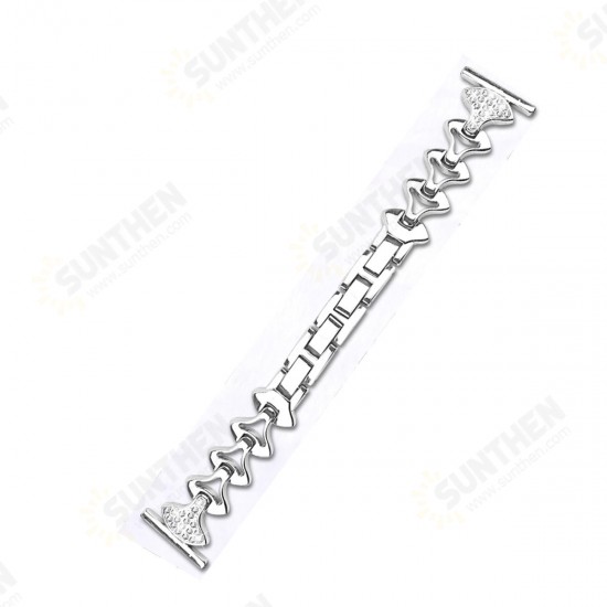 Fashionable Replacement Stainless Steel Crystal Chain Watch Band for Fitbit Smart Watch Fashionable Replacement Stainless Steel Crystal Chain Watch Band for Fitbit Smart Watch