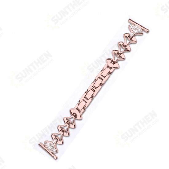Fashionable Replacement Stainless Steel Crystal Chain Watch Band for Fitbit Smart Watch Fashionable Replacement Stainless Steel Crystal Chain Watch Band for Fitbit Smart Watch