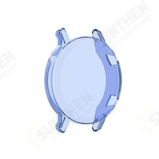Full Screen Cover Multi-color Transparent Watch Screen Protector Watch Cover for HuWatch GT2 42mm Smart Watch