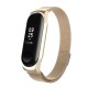 Full Steel Milan Colorful Watch Band for Xiaomi Mi Band 3 Smart Watch Non-original