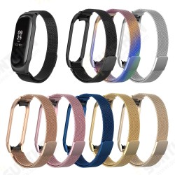 Full Steel Milan Colorful Watch Band for Xiaomi Mi Band 3 Smart Watch Non-original