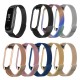 Full Steel Milan Colorful Watch Band for Xiaomi Mi Band 3 Smart Watch Non-original