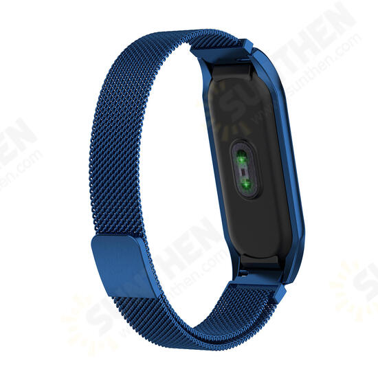Full Steel Milan Colorful Watch Band for Xiaomi Mi Band 3 Smart Watch Non-original