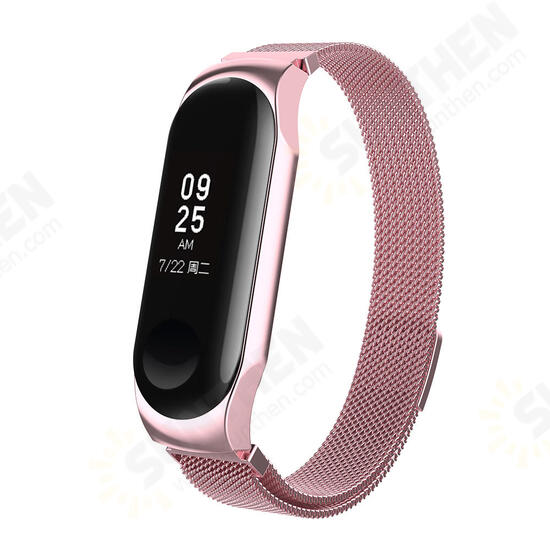 Full Steel Milan Colorful Watch Band for Xiaomi Mi Band 3 Smart Watch Non-original