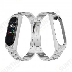 Full Steel Watch Band Watch Strap Replacement for Xiaomi Miband 3 Miband 4 Non-original Full Steel Watch Band Watch Strap Replacement for Xiaomi Miband 3 Miband 4 Non-original