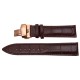 Genuine Leather 22MM 24MM Watch Band Kit Butterfly Buckle Deployment Clasp Strap