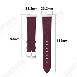 Genuine Leather Pure Color Watch Band Replacement Watch Strap for Fitbit Versa 3 Sense Watch Genuine Leather Pure Color Watch Band Replacement Watch Strap for Fitbit Versa 3 Sense Watch