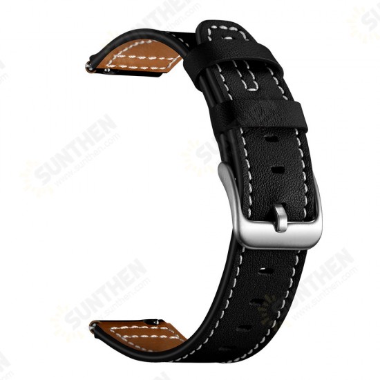 Genuine Leather Watch Strap Smart Watch Band for HuB5 Smart Watch