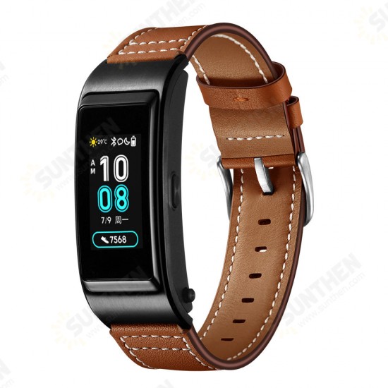 Genuine Leather Watch Strap Smart Watch Band for HuB5 Smart Watch
