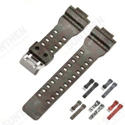 H Type Camouflage Watch Band for Casio GA-110/100/120/GD-120/110 H Type Camouflage Watch Band for Casio GA-110/100/120/GD-120/110