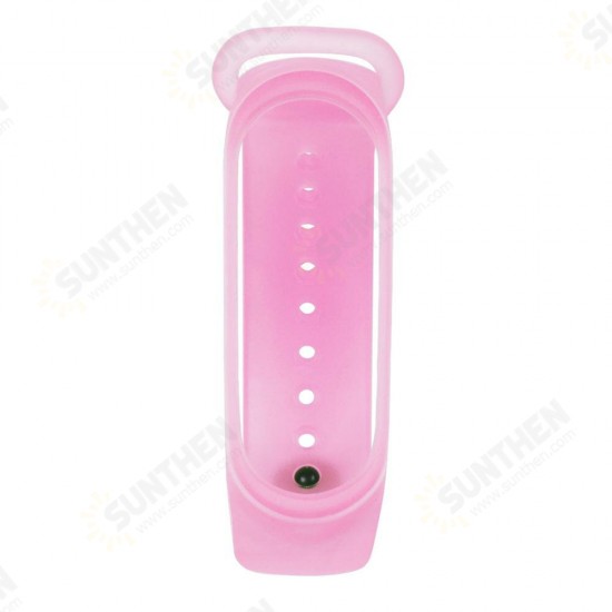 Jelly Style Translucent Smart Watch Band Replacement Strap For Xiaomi Mi Band 5 Non-original