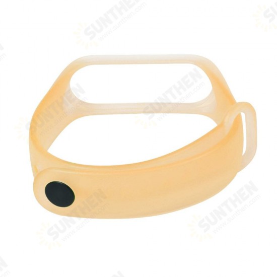 Jelly Style Translucent Smart Watch Band Replacement Strap For Xiaomi Mi Band 5 Non-original