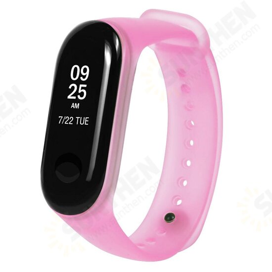 Jelly Translucent Colorful TPE Watch Band Strap Replacement for Xiaomi Miband 3 Non-original Jelly Translucent Colorful TPE Watch Band Strap Replacement for Xiaomi Miband 3 Non-original