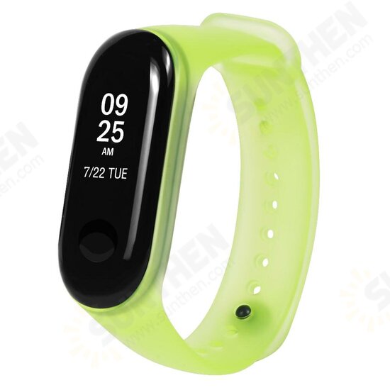 Jelly Translucent Colorful TPE Watch Band Strap Replacement for Xiaomi Miband 3 Non-original Jelly Translucent Colorful TPE Watch Band Strap Replacement for Xiaomi Miband 3 Non-original