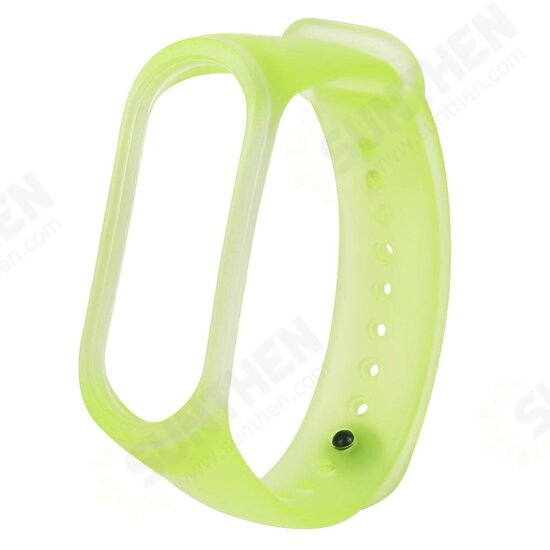 Jelly Translucent Colorful TPE Watch Band Strap Replacement for Xiaomi Miband 3 Non-original Jelly Translucent Colorful TPE Watch Band Strap Replacement for Xiaomi Miband 3 Non-original