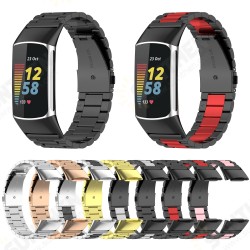 Luxury Business Stainless Steel Watch Band Strap Replacement for Fitbit Charge 5 Luxury Business Stainless Steel Watch Band Strap Replacement for Fitbit Charge 5