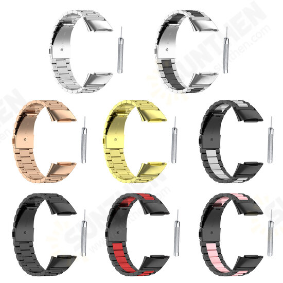Luxury Business Stainless Steel Watch Band Strap Replacement for Fitbit Charge 5 Luxury Business Stainless Steel Watch Band Strap Replacement for Fitbit Charge 5