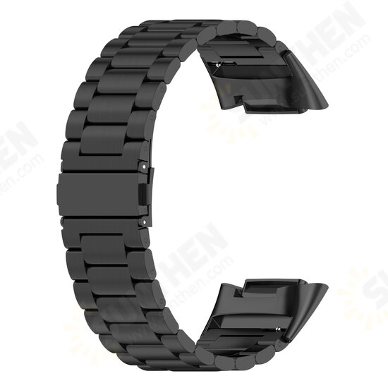 Luxury Business Stainless Steel Watch Band Strap Replacement for Fitbit Charge 5 Luxury Business Stainless Steel Watch Band Strap Replacement for Fitbit Charge 5