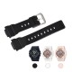 Men Women Universal 16mm PU Watch Band for CASIO G-shock Series