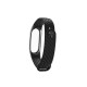 Metal Carbon Fiber Replacement Wrist Strap Wristband Bracelet for Xiaomi Miband 2