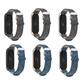 Metal Case Leather Strap Watch Band Replacement Watch Strap for Xiaomi Mi band 3 Non-original