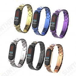Metal Steel Watch Band Replacement Watch Strap for Xiaomi mi band 3/4 Smart Watch Non-original