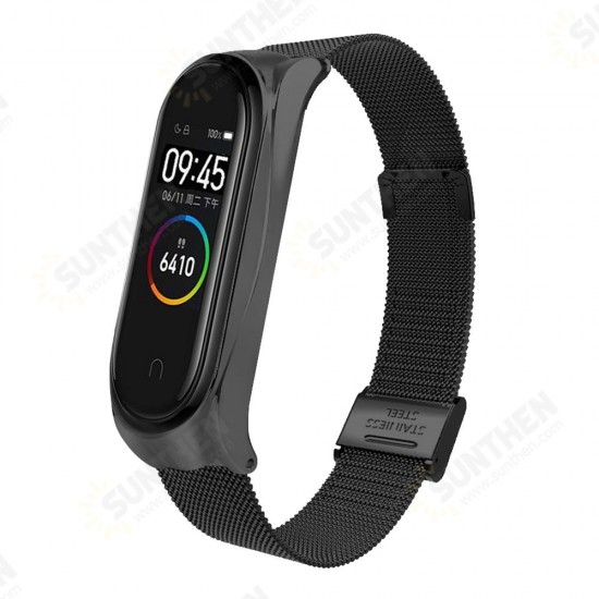 Metal Watch Band Milan Stainless Steel Watch Strap for Xiaomi Mi band 4 Smart Watch Non-original
