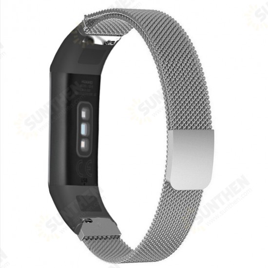 Stainless Steel Magnetic Watch Band for Huband 4 Honor 5i Smart Watch