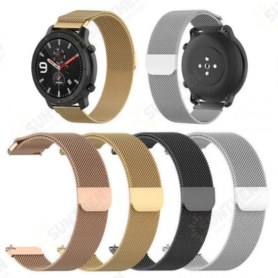 Stainless Steel Watch Band for Amazfit GTR 47MM Smart Watch Non-original