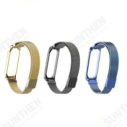 Stainless Steel Watch Band for Xiaomi mi band 3/4 Smart Watch Non-original