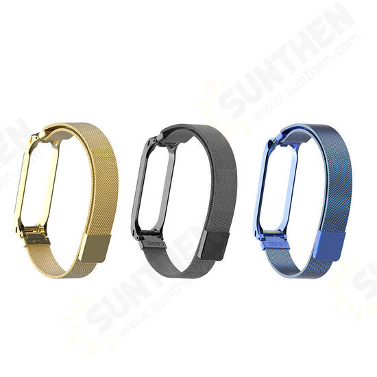 Stainless Steel Watch Band for Xiaomi mi band 3/4 Smart Watch Non-original