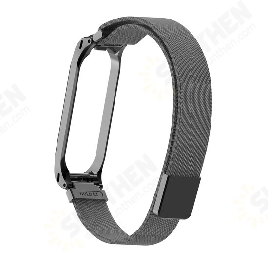 Stainless Steel Watch Band for Xiaomi mi band 3/4 Smart Watch Non-original