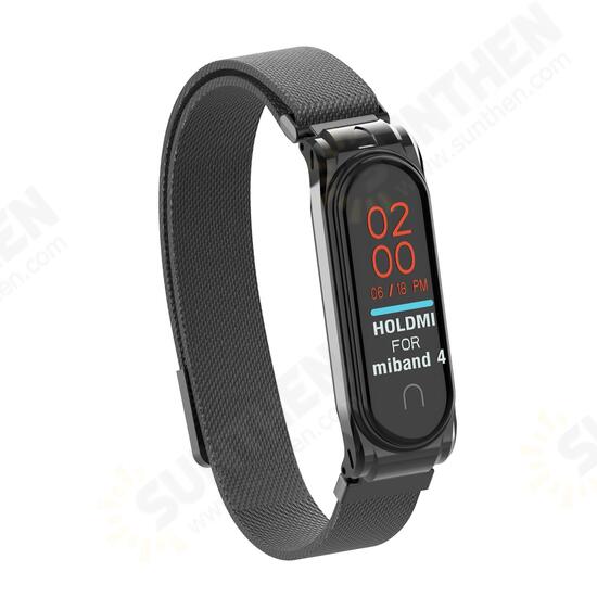 Stainless Steel Watch Band for Xiaomi mi band 3/4 Smart Watch Non-original