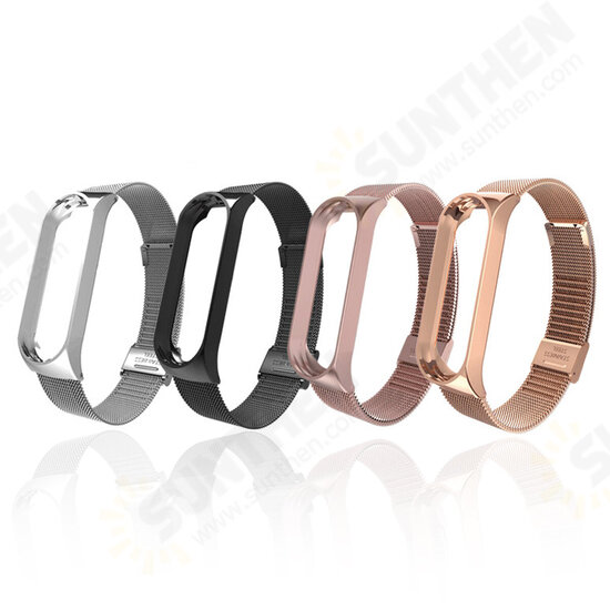 Stainless Steel Replacement Watch Band Metal Buckle for Xiaomi Mi Band 4 Smart Watch Stainless Steel Replacement Watch Band Metal Buckle for Xiaomi Mi Band 4 Smart Watch
