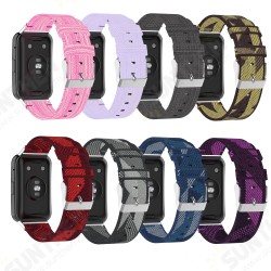 Multi-color Nylon Braided Replacement Strap Smart Watch Band For HuWatch Fit Multi-color Nylon Braided Replacement Strap Smart Watch Band For HuWatch Fit
