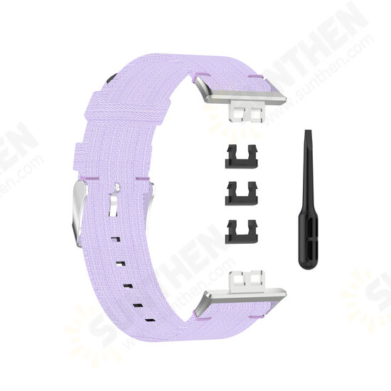 Multi-color Nylon Braided Replacement Strap Smart Watch Band For HuWatch Fit Multi-color Nylon Braided Replacement Strap Smart Watch Band For HuWatch Fit