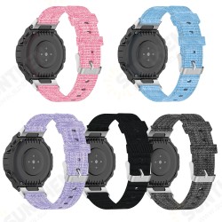 Multi-color Nylon Canvas Replacement Strap Smart Watch Band For Amazfit T-Rex Multi-color Nylon Canvas Replacement Strap Smart Watch Band For Amazfit T-Rex