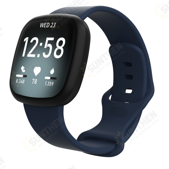 Multi-color Silicone Replacement Strap Smart Watch Band For Fitbit Versa 3/Fitbit Sense Multi-color Silicone Replacement Strap Smart Watch Band For Fitbit Versa 3/Fitbit Sense