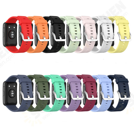 Multi-color Silicone Replacement Strap Smart Watch Band For HuWatch Fit Multi-color Silicone Replacement Strap Smart Watch Band For HuWatch Fit
