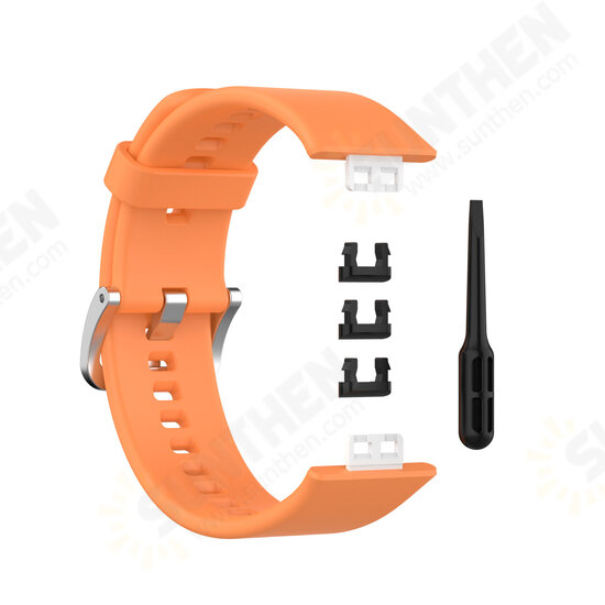 Multi-color Silicone Replacement Strap Smart Watch Band For HuWatch Fit Multi-color Silicone Replacement Strap Smart Watch Band For HuWatch Fit