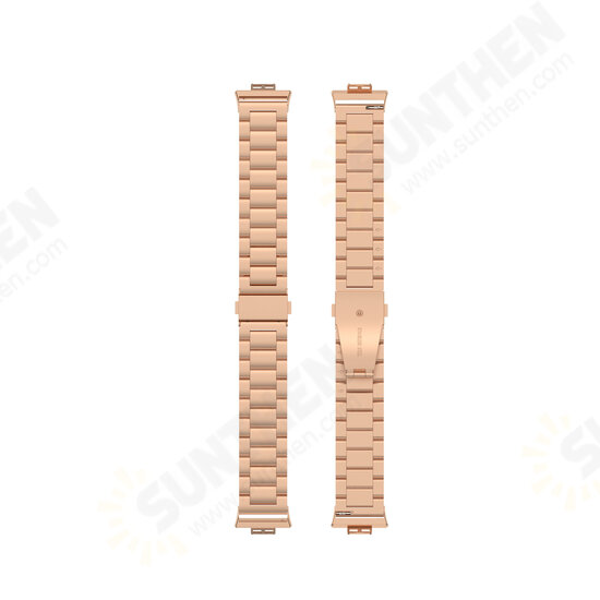Multi-color Stainless Steel Replacement Strap Smart Watch Band For HuWatch Fit Multi-color Stainless Steel Replacement Strap Smart Watch Band For HuWatch Fit