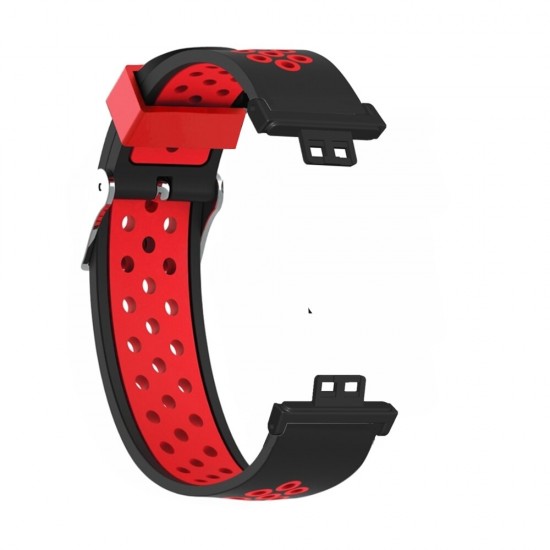 Multicolor Comfortable Sweatproof Soft Silicone Watch Band Strap Replacement for HuWatch Fit