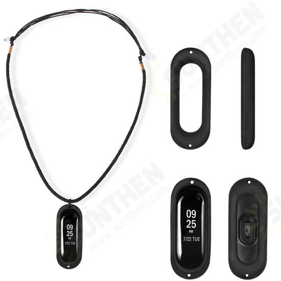 Necklace With Rubber Pendant Watch Protector for Xiaomi mi band 3 Smart Watch Non-original Necklace With Rubber Pendant Watch Protector for Xiaomi mi band 3 Smart Watch Non-original