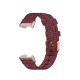 Nylon Canvas Woven Smart Watch Band Replacement Strap For Fitbit Charge 3/4