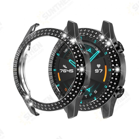 PC Crystal Watch Case Cover Screen Protector for HuGT2 46MM Smart Watch