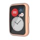 Plating Anti-Scratch Shockproof Transparent Soft TPU Watch Case Cover for HuWatch FIT