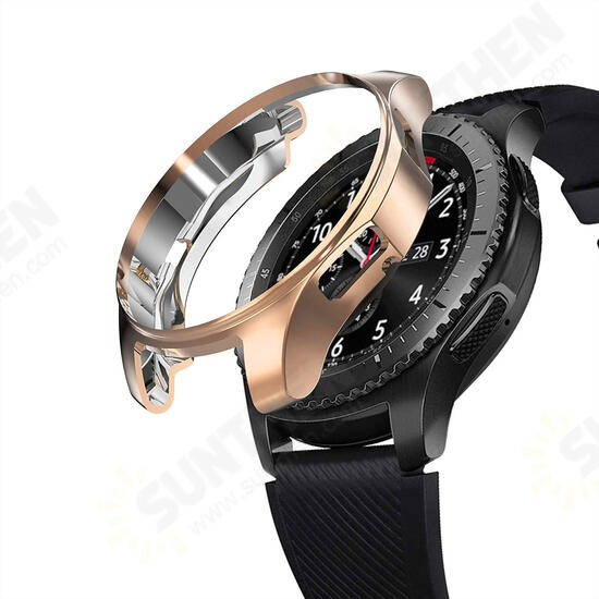 Plating Scratch Resistant TPU Watch Cover for Gear S3 / for Samsung Galaxy Watch 42mm / 46mm