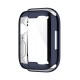 Plating Shockproof Anti-Scratch Soft TPU + HD Clear Tempered Glass Full Cover Watch Case Cover for Apple Watch S7 41mm/ 45mm